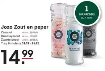 Sligro Jozo Zout en peper aanbieding