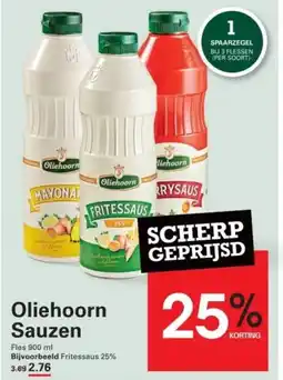 Sligro Oliehoorn Sauzen aanbieding