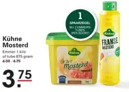 Sligro Kühne Mosterd aanbieding