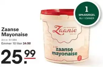 Sligro Zaanse Mayonaise aanbieding