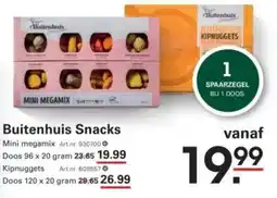 Sligro Buitenhuis Snacks aanbieding