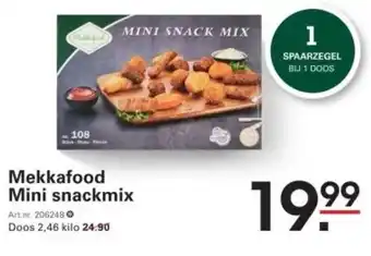 Sligro Mekkafood Mini snackmix aanbieding