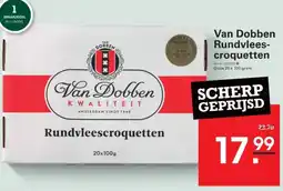 Sligro Van Dobben Rundvlees croquetten aanbieding