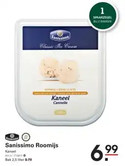 Sligro Sanissimo Roomijs aanbieding