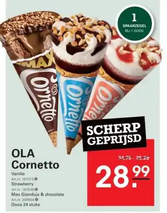 Sligro OLA Cornetto aanbieding