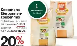 Sligro Koopmans Eierpannen koekenmix aanbieding