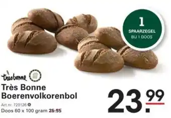 Sligro Très Bonne Boerenvolkorenbol aanbieding