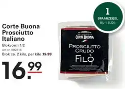 Sligro Corte Buona Prosciutto Italiano aanbieding