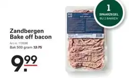 Sligro Zandbergen Bake off bacon aanbieding