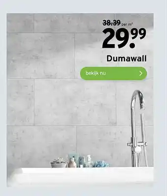 GAMMA Dumawall aanbieding