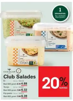 Sligro Club Salades aanbieding