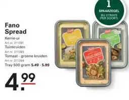 Sligro Fano Spread aanbieding