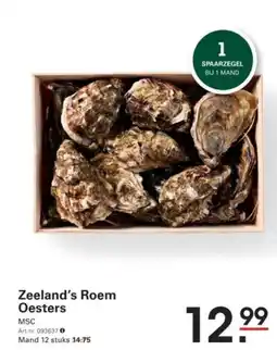 Sligro Zeeland's Roem Oesters aanbieding