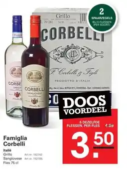 Sligro Famiglia Corbelli aanbieding