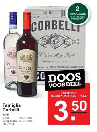 Sligro Famiglia Corbelli aanbieding