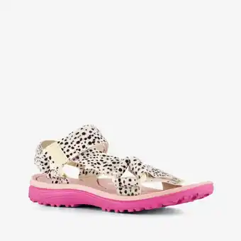 Scapino Blue Box meisjes sandalen roze met stippenprint aanbieding