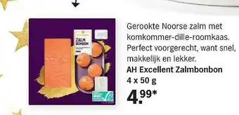 Albert Heijn AH Excellent Zalmbonbon aanbieding