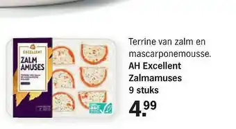 Albert Heijn AH Excellent Zalmamuses aanbieding