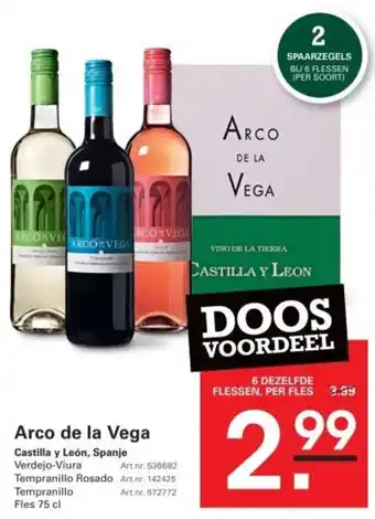Sligro Arco de la Vega aanbieding