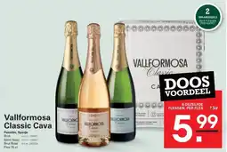 Sligro Vallformosa Classic Cava aanbieding