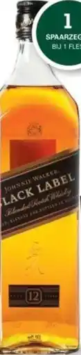 Sligro Johnnie Walker Blended Scotch Whisky Black Label aanbieding