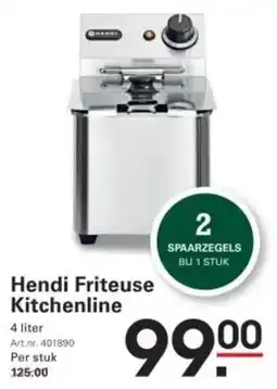 Sligro Hendi Friteuse Kitchenline aanbieding