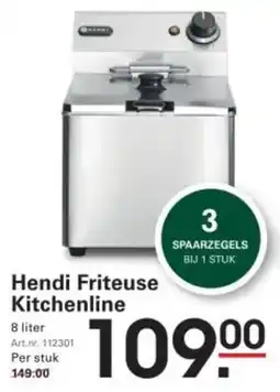 Sligro Hendi Friteuse Kitchenline aanbieding