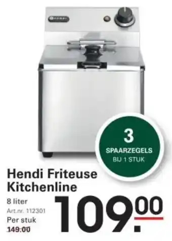 Sligro Hendi Friteuse Kitchenline aanbieding