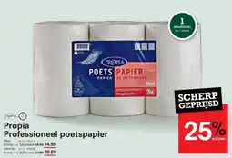 Sligro Propia Professioneel poetspapier Mini aanbieding