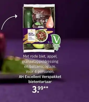 Albert Heijn AH Excellent Verspakket Bietentartaar aanbieding