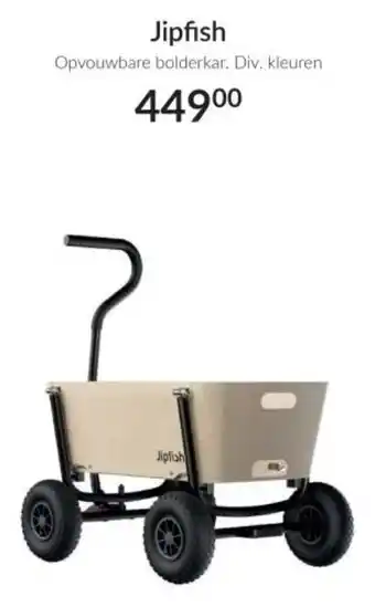 Babypark Jipfish Opvouwbare bolderkar aanbieding