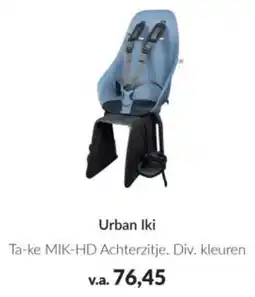 Babypark Urban Iki Ta-ke MIK-HD Achterzitje aanbieding