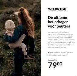 Babypark Wildride Dé ultieme heupdrager voor peuters aanbieding