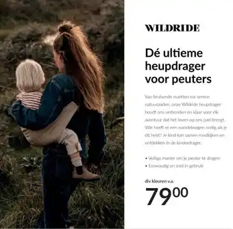 Babypark Wildride Dé ultieme heupdrager voor peuters aanbieding