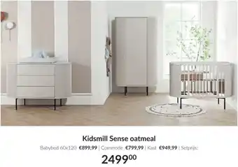 Babypark Kidsmill Sense oatmeal aanbieding