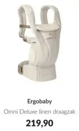 Babypark Ergobaby Omni Deluxe linen draagzak aanbieding