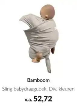 Babypark Bamboom Sling babydraagdoek aanbieding