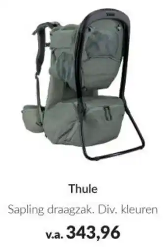Babypark Thule Sapling draagzak aanbieding