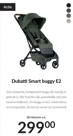 Babypark Dubatti Smart buggy E2 aanbieding