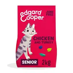 Welkoop Edgard & Cooper Senior Brokjes - Kattenvoer - Kip - Kalkoen - 2 kg aanbieding