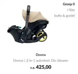 Babypark Doona i 2 in 1 autostoel aanbieding