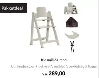 Babypark Kidsmill 6+ mnd Up kinderstoel aanbieding