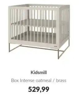 Babypark Kidsmill Box Intense oatmeal / brass aanbieding