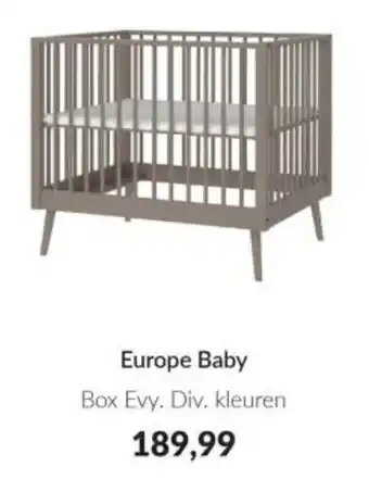 Babypark Europe Baby Box Evy aanbieding