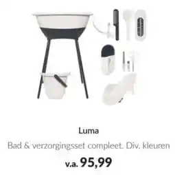 Babypark Luma Bad & verzorgingsset compleet aanbieding