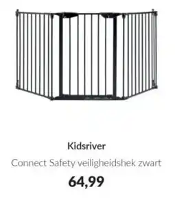Babypark Kidsriver Connect Safety veiligheidshek zwart aanbieding