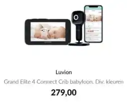 Babypark Luvion Grand Elite 4 Connect Crib babyfoon aanbieding