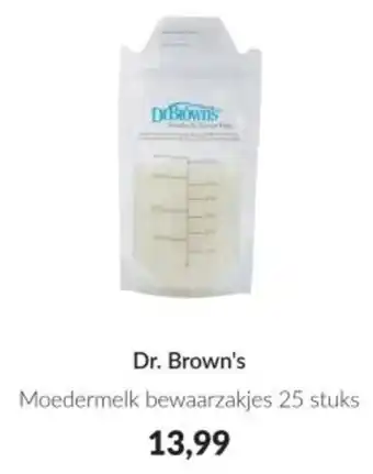 Babypark Dr. Brown's Moedermelk bewaarzakjes aanbieding
