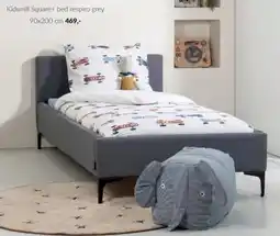 Babypark Kidsmill Square + bed respiro grey aanbieding