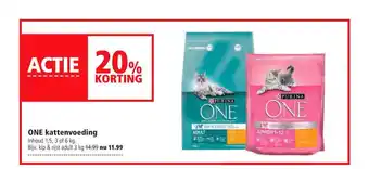 Welkoop One Kattenvoeding 1,5, 3 of 6 kg aanbieding